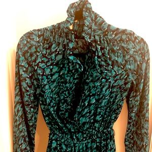 Ann Taylor leopard print dress